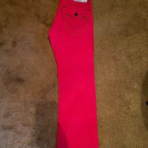 Red true religion jeans